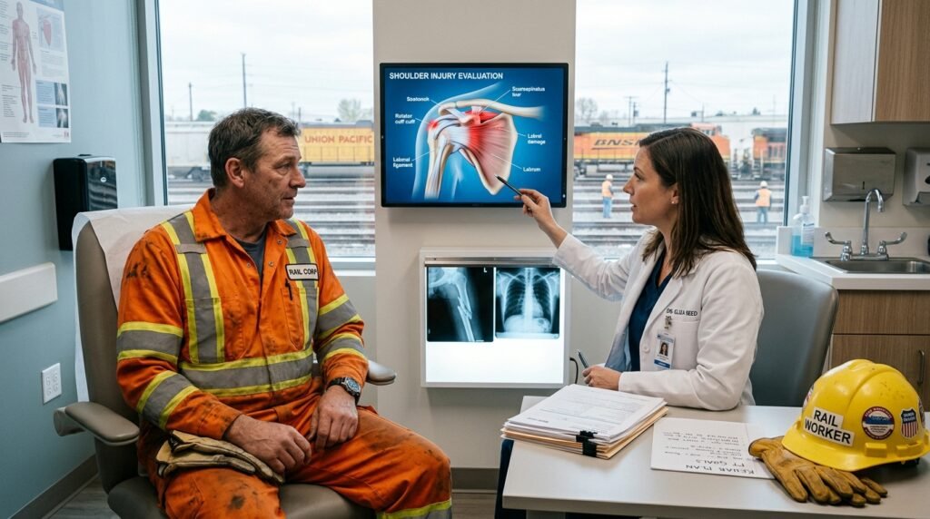 railroad shoulder injury settlements
