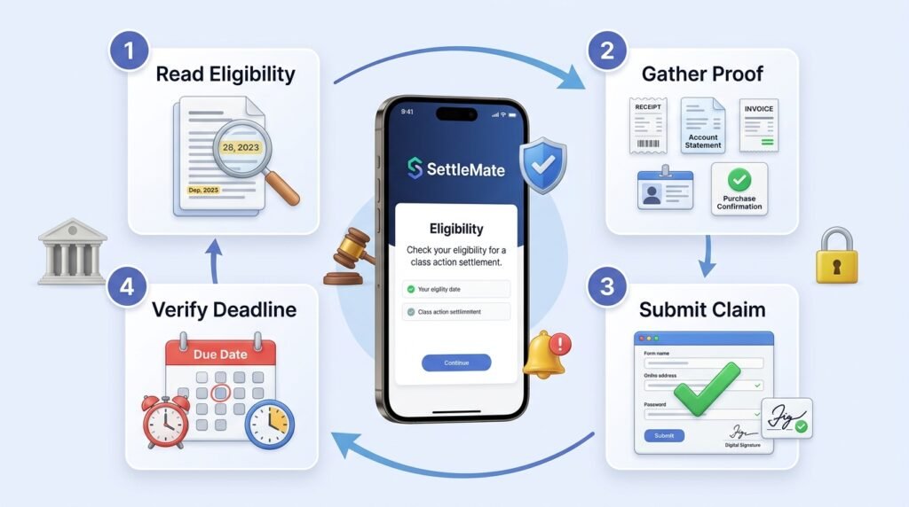 settlemate class action app