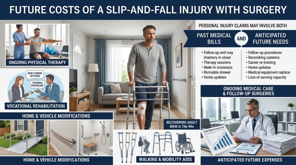 slip and fall settlements with surgery