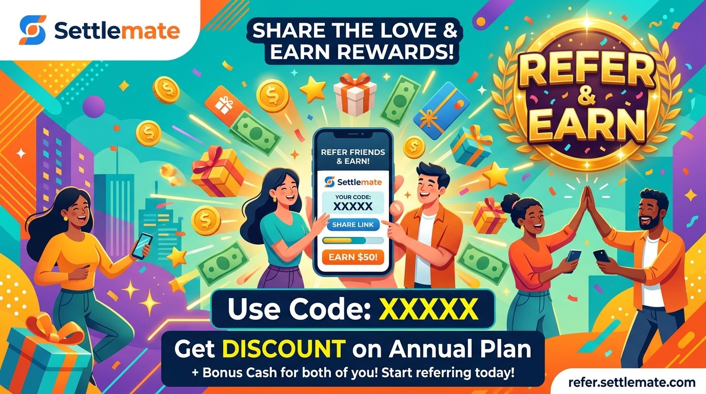 settlemate app referral code